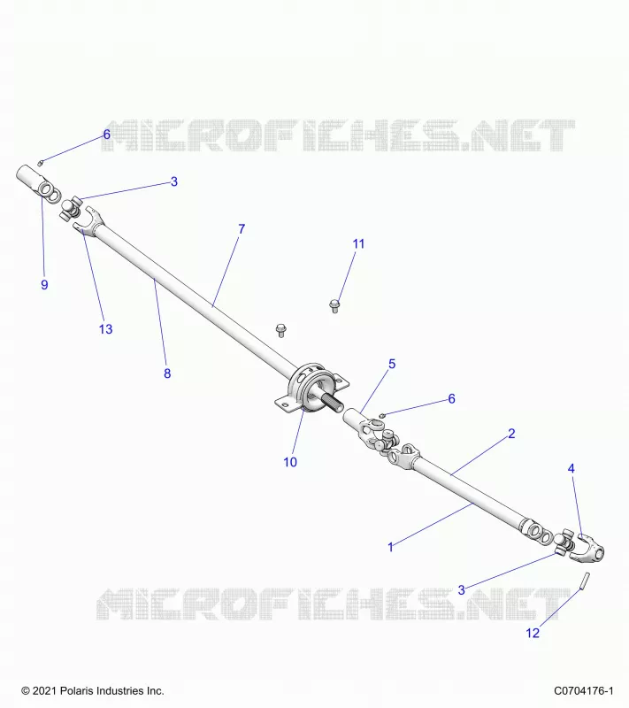 TRASMISSIONE, FRONT PROP SHAFT