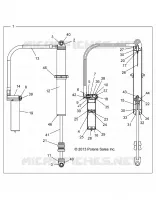 SUSPENSION, AMMORTIZZATORE POSTERIORE
