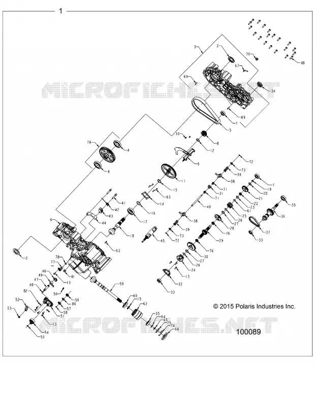 TRASMISSIONE, MAIN GEARCASE