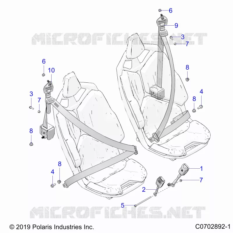 SEDE BELT MOUNTING, STANDARD