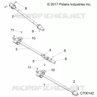 TRASMISSIONE, FRONT, MID, REAR PROP SHAFT