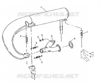 IMPIANTO DI SCARICO 500 INDY 0982764(A)(B) and EUROPEAN 500 INDY E982764A (4942104210C005)