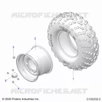 RUOTAS, REAR TIRE