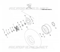 HUB, FRONT and RUOTA ANTERIORE