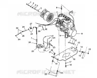MONTAGGIO DEL MOTORE 500 INDY 0982764(A)(B) and EUROPEAN 500 INDY E982764A (4942104210C002)