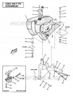 MONTAGGIO SERBATOIO CARBURANTE-SCRAMBLER (4910981098014A)