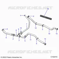 ENGINE, SISTEMA DI RAFFREDDAMENTO, HOSES