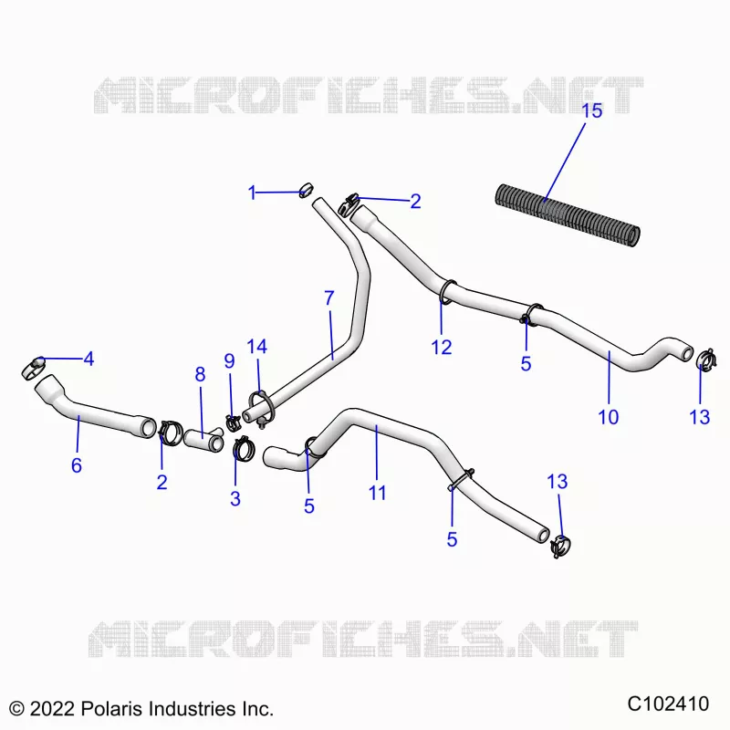 ENGINE, SISTEMA DI RAFFREDDAMENTO, HOSES