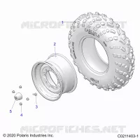 RUOTAS, FRONT TIRE