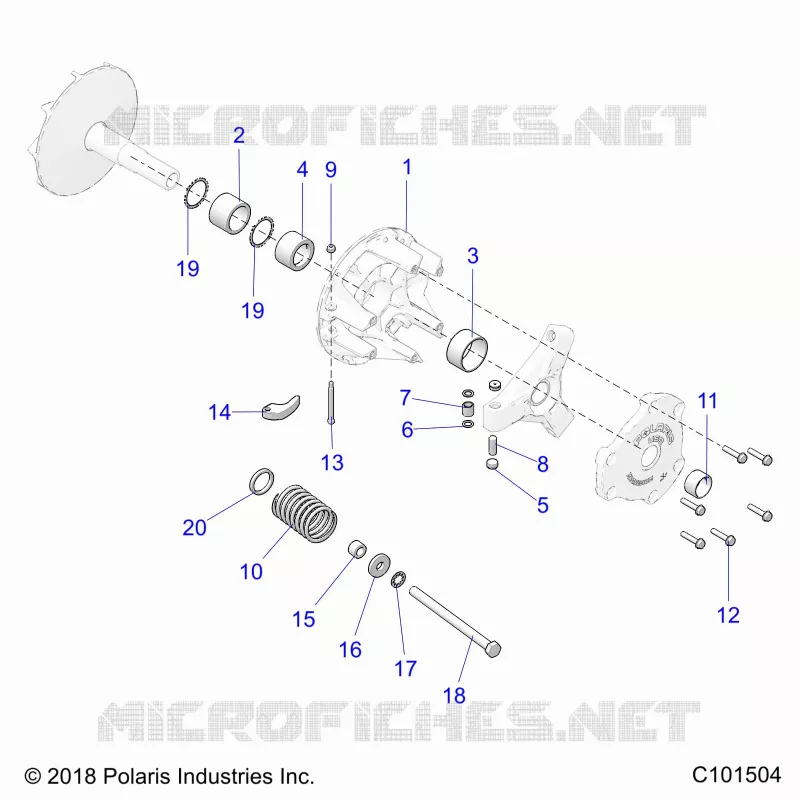 TRASMISSIONE, PRIMARY CLUTCH