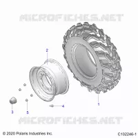 RUOTAS, FRONT TIRE