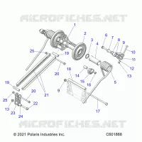 SUSPENSION, POSTERIORE COPPIA ARM