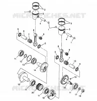PISTONEEE   ALBERO MOTORE XCF 0981643 (4942774277C006)