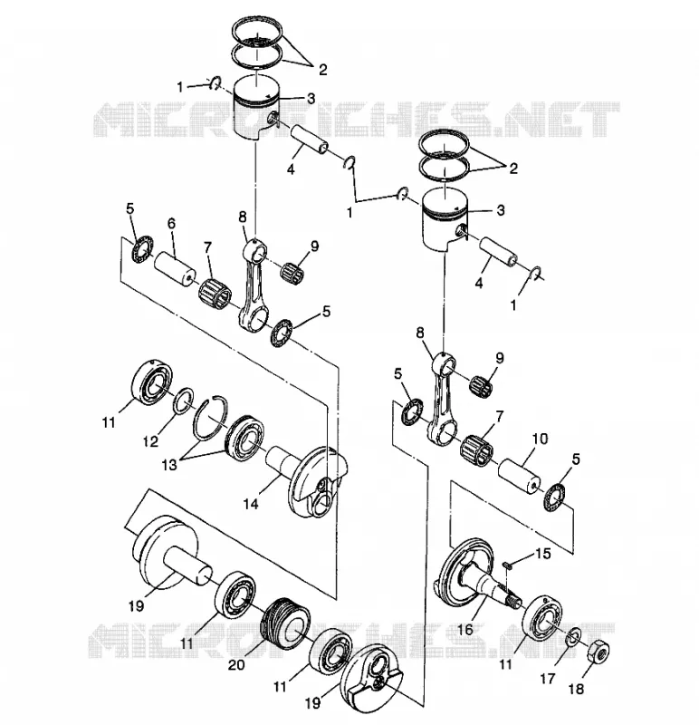 PISTONEEE   ALBERO MOTORE XCF 0981643 (4942774277C006)
