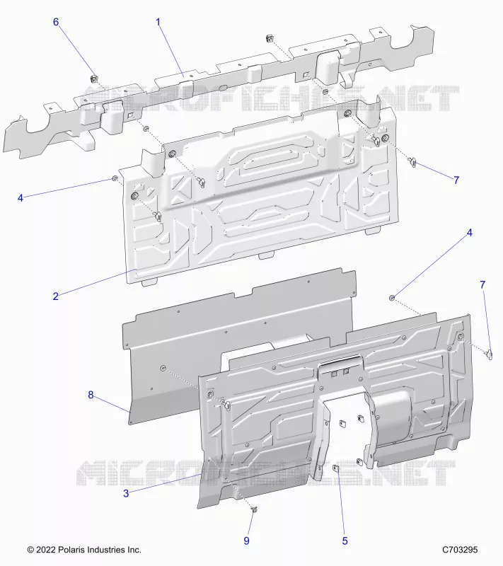 CARROZZERIA POSTERIORE CLOSEOFF, SIDE PANELS