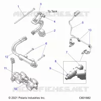 SISTEMA DI ALIMENTAZIONE CARBURANTE, RAIL, LINES AND THROTTLE BODY