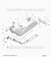 SISTEMA DI ALIMENTAZIONE CARBURANTE, FUEL TANK ASM.