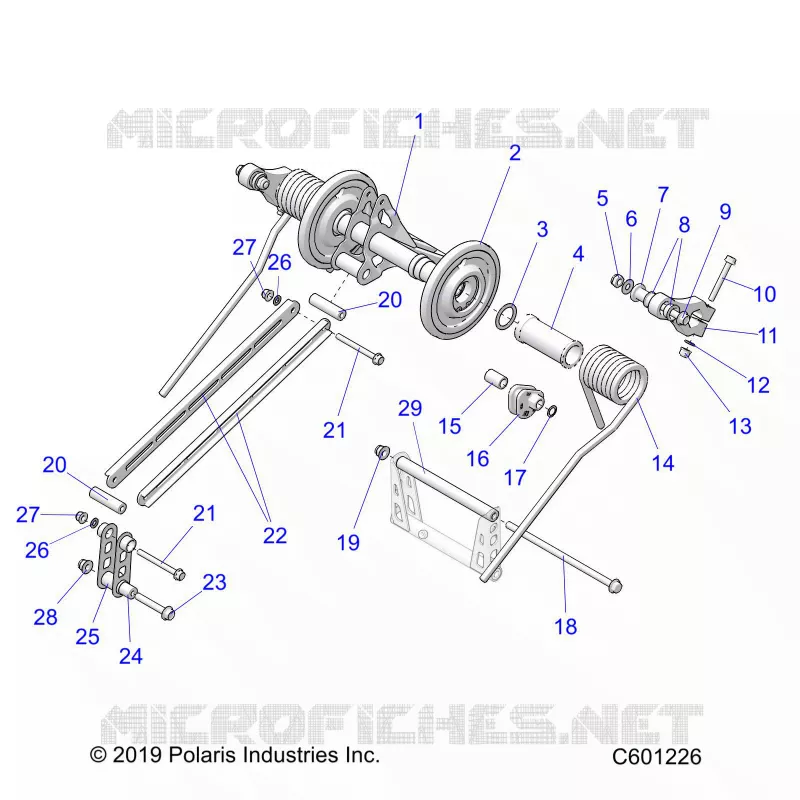 SUSPENSION, POSTERIORE COPPIA ARM