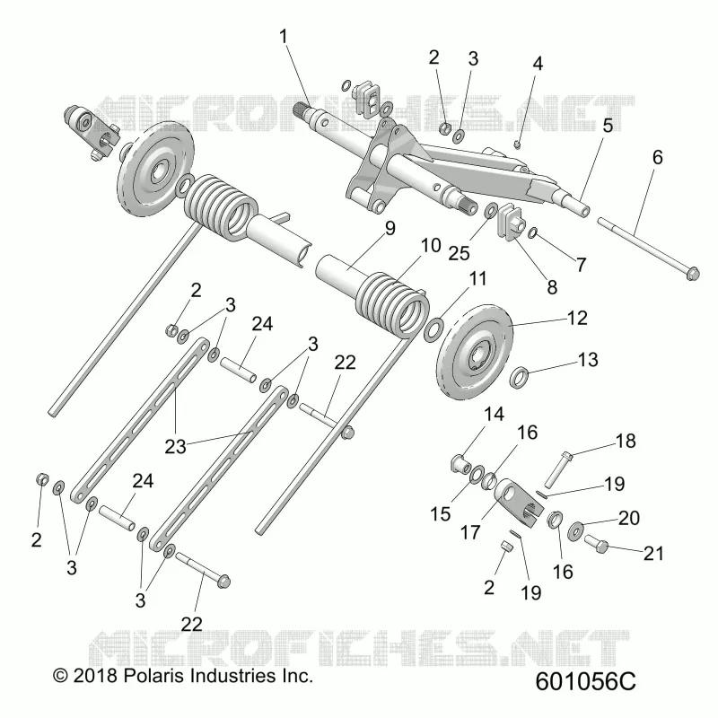 SUSPENSION, POSTERIORE COPPIA ARM