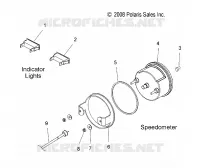 TACHIMETRO and INDICATOR LIGHTS