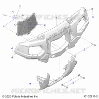 PARAURTI ANTERIORE AND MOUNTING