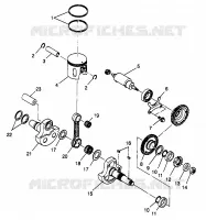 PISTONEEE   ALBERO MOTORE SCRAMBLER W967840 (4935823582C012)