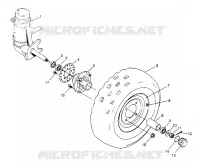 RUOTA ANTERIORE MONTAGGIO Trail Blazer W947221 (4926832683B001)