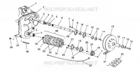 TRACK and ALBERO DI TRASMISSIONE ASSEMBLY WIDETRAK / 0932064 (4922982298015A)