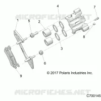 BRAKES, PINZA POSTERIORE