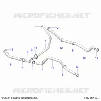 ENGINE, SISTEMA DI RAFFREDDAMENTO, HOSES