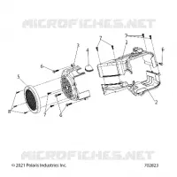 ENGINE, FAN COVER AND SINDONE COMP