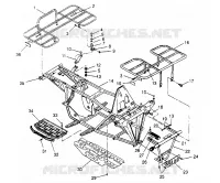 PARAURTI / PORTAPACCHI MOUNTING 2X4 300 W947530 (4926742674A007)