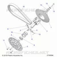 TRASMISSIONE, SECONDARY CLUTCH