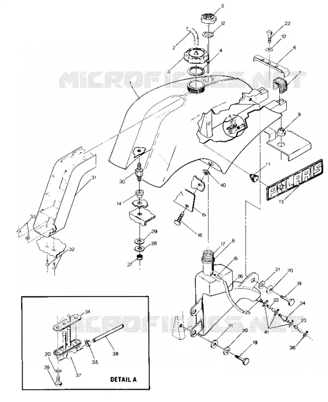 MONTAGGIO SERBATOIO CARBURANTE (4914771477009A)