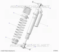 SUSPENSION, SHOCK ANTERIORE MOUNTING, STANDARD/PREMIUM