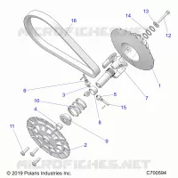 TRASMISSIONE, SECONDARY CLUTCH