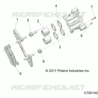 FRENO POSTERIORE CALIPER