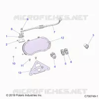 ELETTRICO, DASH INSTRUMENTS AND CONTROLS