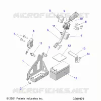 ELETTRICO, BATTERY, MANUAL START POWER UP COMPONENTS