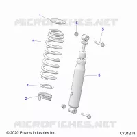 SUSPENSION, SHOCK ANTERIORE MOUNTING