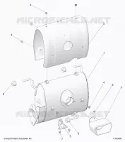 ENGINE, IMPIANTO DI SCARICO, SILENCER AND RELATED