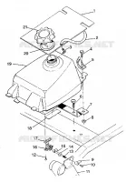 MONTAGGIO SERBATOIO CARBURANTE 4X4 350L S938139 (4924342434007A)
