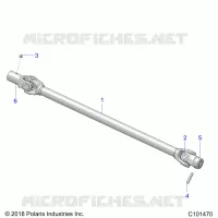 TRASMISSIONE, PROP SHAFT, FRONT