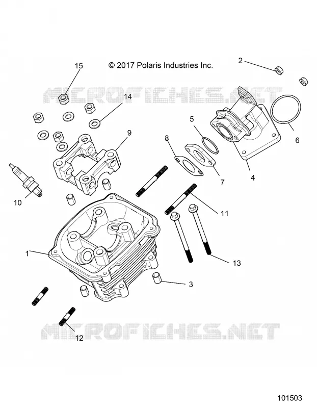 ENGINE, TESTA CILINDRO ASM.