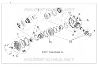TRASMISSIONE, FRONT SCATOLA DEGLI INGRANAGGI INTERNALS