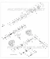 TRASMISSIONE, PRINCIPALE SCATOLA INGRANAGGI INTERNALS