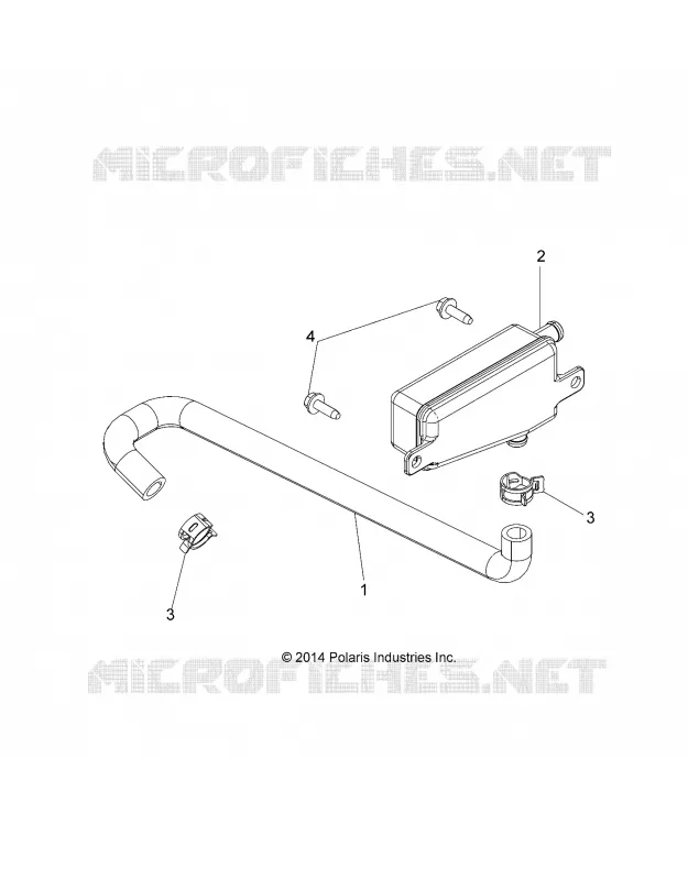 MOTORE, BREATHER HOSE
