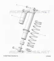 SUSPENSION, SHOCK ANTERIORE MOUNTING