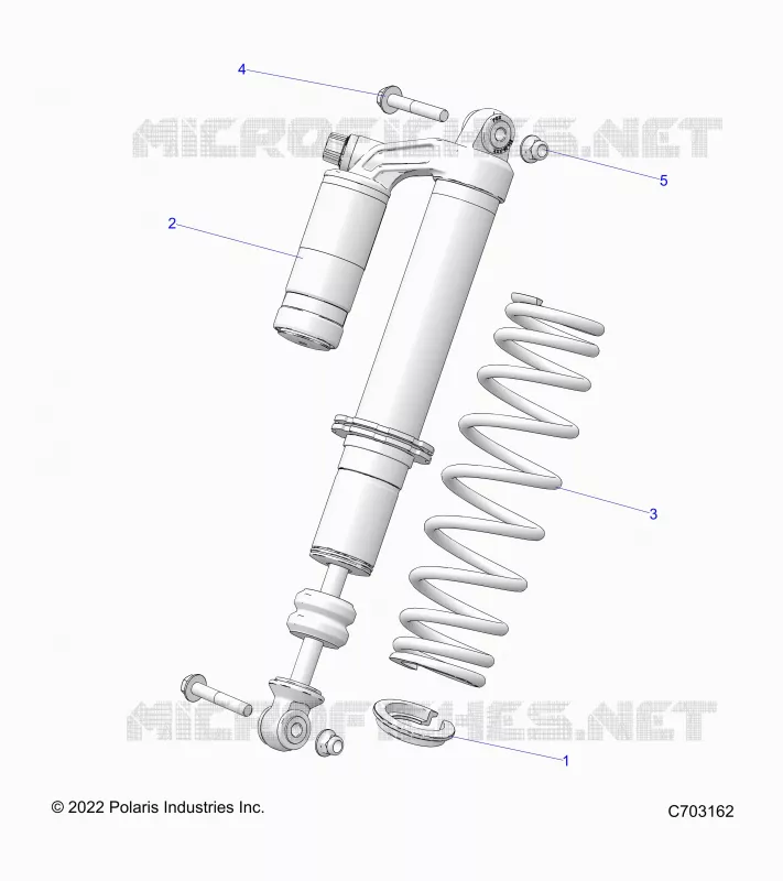 SUSPENSION, SHOCK ANTERIORE MOUNTING