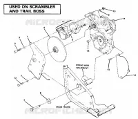 RIGHT HAND GEARCASE   FRENO MOUNTING. (4911991199037A)